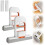 Mini foldable desktop mop with self-squeeze sponge 1