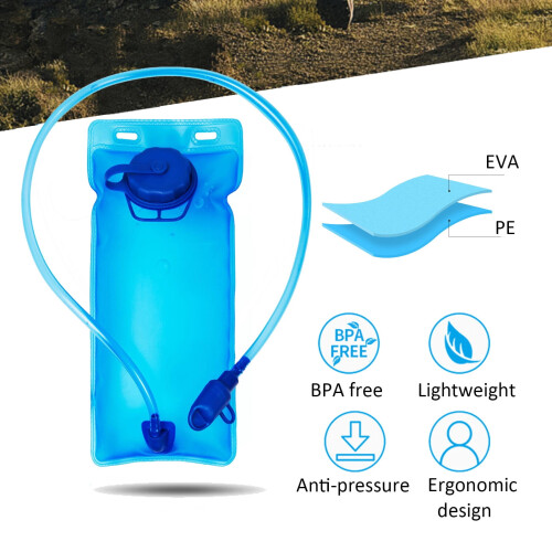 OWSOO Wasserblase, BPA-frei, TPU, 1 l oder 2 l 1