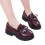 Mädchen-Lederslipper mit Quaste und Schleife, Schulkleid 3