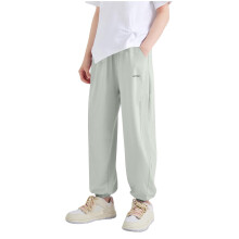Beollynier Kids' Breathable Anti-Mosquito Jogger Pants, Loose Fit Sun Protection Trousers for Boys & Girls 3–15Y – Compatible with Active Play