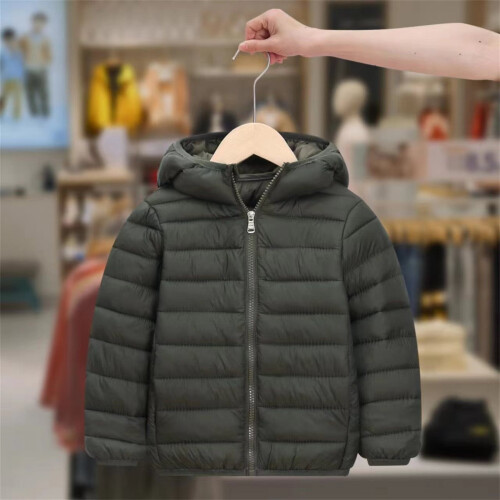 Winterjas met capuchon, winddicht en warm voor peuters 1