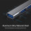 USB-C-zu-USB-3.0-Hub, ultraflache 4-Port-Dockingstation 5