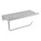 Toilet Paper Holder with Shelf Wall Mounted Silver 1