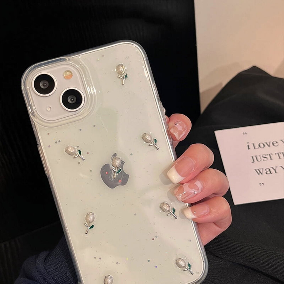 Epoxy Tulip Phone Case For Iphone 15/14/13/12/11 Pro Max 9101399819349