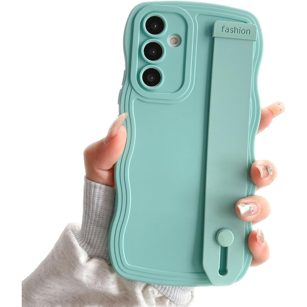 Samsung Galaxy A15 5G Phone Case Light Curly Wave Blue 9101399820734