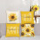 Vårblommiga örngott 20x20 cm 4-pack 4