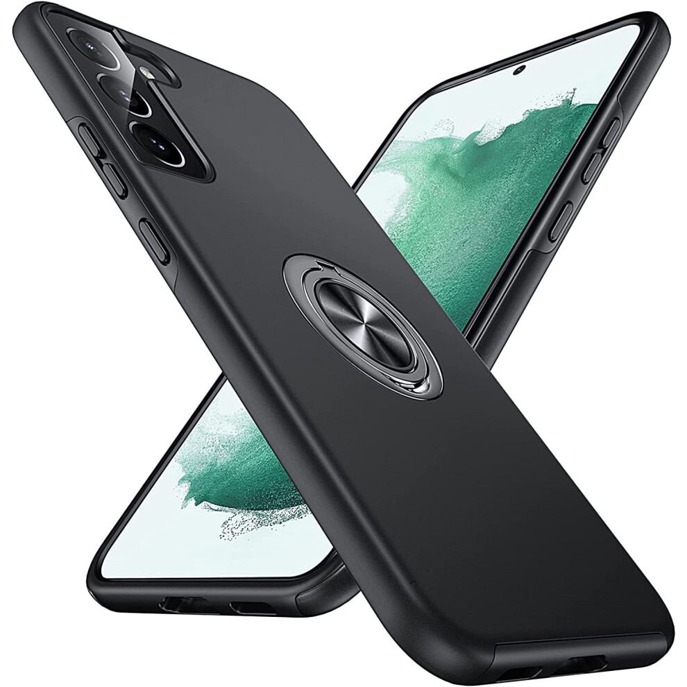 Galaxy S22 Case 5G With 360 Metal Ring And 15Ft Drop 9558830593052