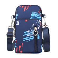 Crossbody kabelka pre ženy a mužov s potlačou, mini kabelka cez rameno