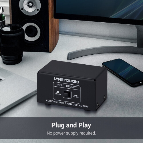 Audio Switcher Box RCA 2-Input 1-Output 2