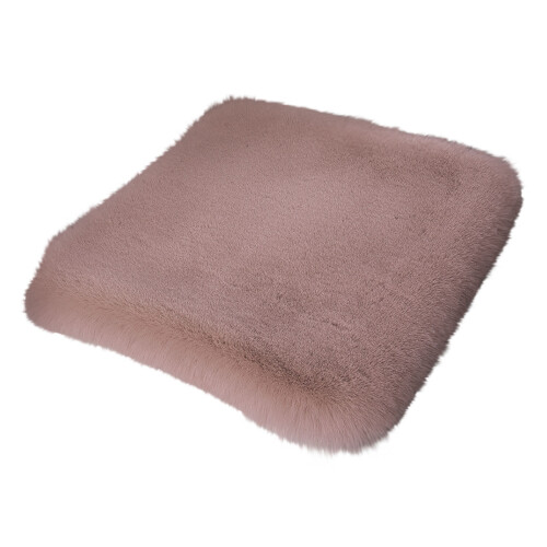 Driver Seat Cushion Winter Plush Warm Thickened 17.7x17.7 1
