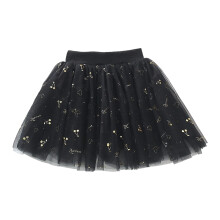 Girls Ballet Tutu Skirt Black Layered Mesh Short Dress