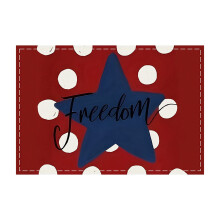 Linen placemat festive Independence Day 1 pack