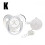 Baby Pacifier with Rhinestone Clip and Personalized Initial 1