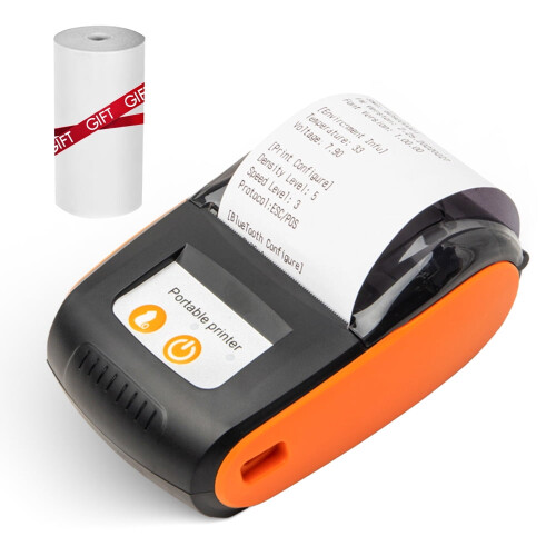 Portable thermal receipt printer 121x83.5x54.8mm 1