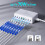 Σταθμός διανομέα USB Type-C με 8 θύρες και φόρτιση PD 70W 2