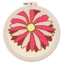 Punch Needle Embroidery Starter Kit with Tool, Threader,