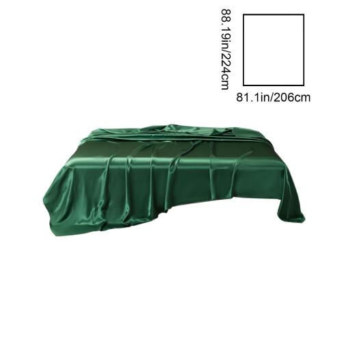 Drap-housse en soie lavable couleur unie (1 pièce) 2