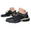 Herresneakers i mesh, åndbare, sorte, størrelse 41 3