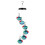 Hummingbird Feeder Wind Chime Dual-Function Rust-Proof Metal 1