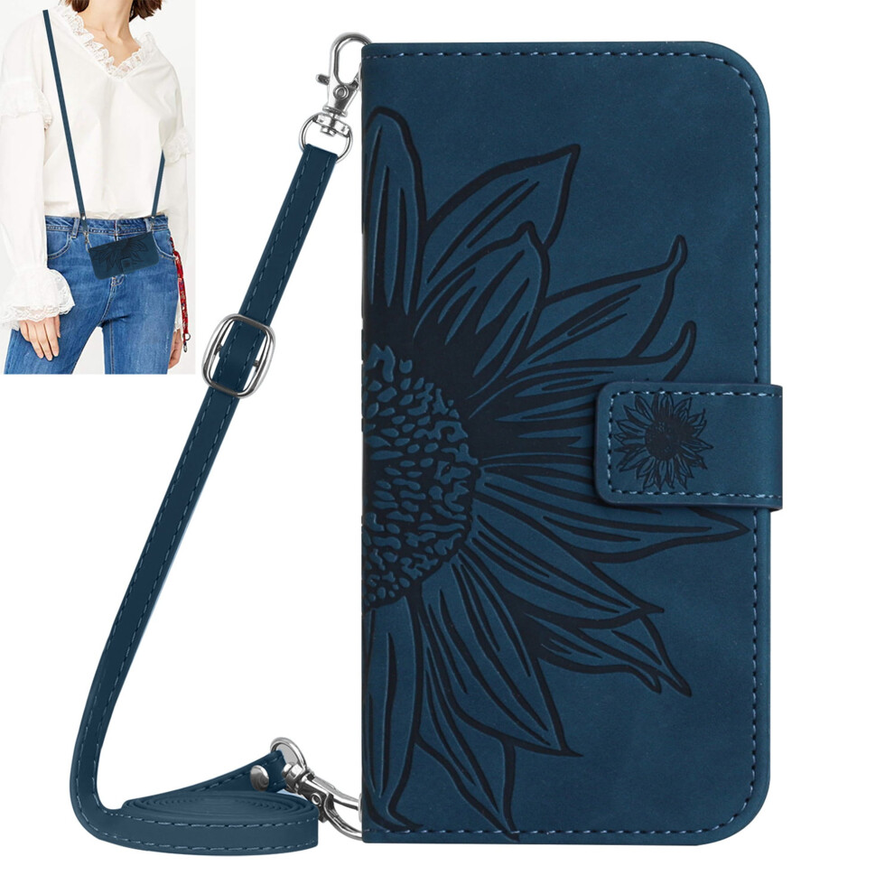 Iphone Xr Case Embossed Flower Pu Leather Crossbody Wallet 941196152237