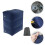 Inflatable Airplane Pillow Adjustable Height Footrest Dark 1