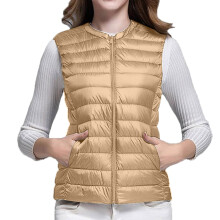 Women's Puffer Vest Rose Gold M