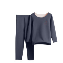 Thermal Underwear for Kids Gray Long Johns Set 8-10 Years