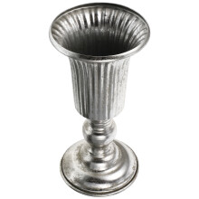 1Pack Vintage Style Metal Vase Simple and Delicate Design for Home Decor 9x4.5in