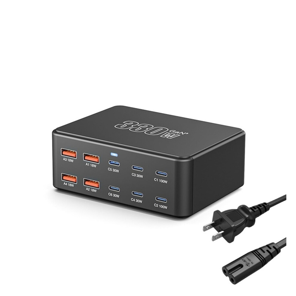 Gan Usb Type-C Charger 330W 10-Port Pd 100W Qc3.0 941196163318
