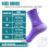 Neuropathie-Socken Zehenlos Kompression 5 Paar 3