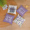 Lavendel örngott i sammet, blommigt, 4-pack 3