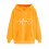 Women's Heart-Printed Zip-Up Hoodie Long Sleeve Pullover 1