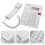 Desktop landline telephone with caller ID white 5
