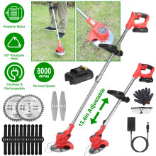 Cordless Grass Trimmer and Brush Cutter 21V 8000 RPM