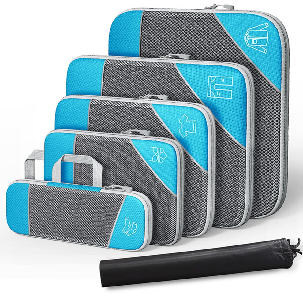 Simplifyliving Compression Packing Cubes Mesh Carry-On Set-image-OPC-PWB657S-NEW