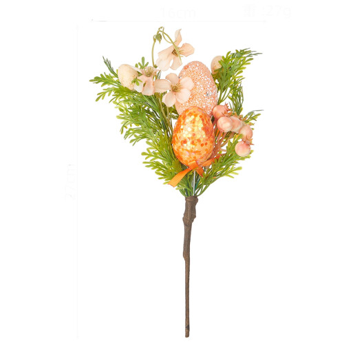 Easter Floral Picks 11 Inch 6 Pack Artificial Stems with