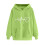 Women's Heart-Printed Zip-Up Hoodie Long Sleeve Pullover 1