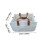 Foldable Storage Bag Diaper Caddy with Removable Inserts 3