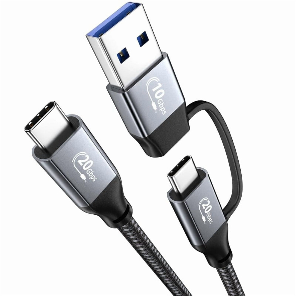 Usb-C To Usb-C Cable 100W Fast Charging 20Gbps 0.3M 9341593966269