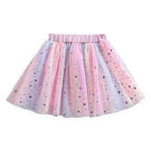 Girls Tutu Skirt Rainbow Sparkle Ballet Skirt for Toddlers