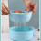 Microwave Ramen Bowl with Lid Black Set 5-Piece 4