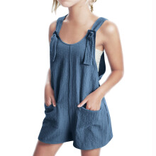 FFENYAN Girls Sleeveless Loose Jumpsuit Summer Ages 5-14