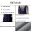 Grembiule da donna con spalline incrociate e tasche. 3