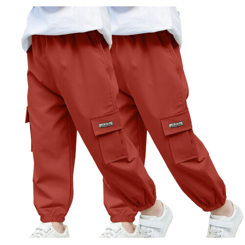 Boys Cargo Joggers Pants Quick Dry Lightweight 2-3 Years
