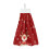 Christmas Deer Snowflake Kitchen Towels with Snap Button 1