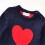 Robe pull en coton à imprimé cœur pour bébé fille ronde 5