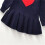Robe pull en coton à imprimé cœur pour bébé fille ronde 6