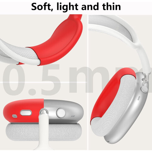 Custodia in silicone per AirPods Max con cuscinetti auricolari e archetto 2
