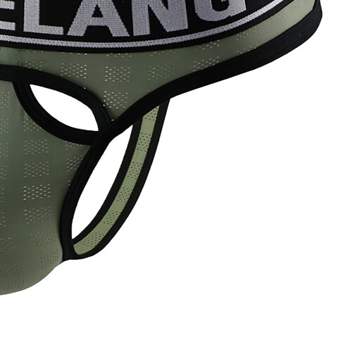 String pour homme respirant vert olive (1 pièce) 2