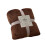 Solid Color Flannel Plush Sofa Blanket 1 Piece 1